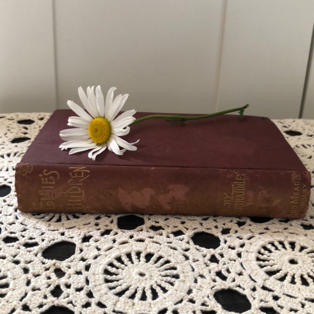 Rare Collectible Elsie Dinsmore Vintage c.1905 Hardcover Book #6 in Series VGUC